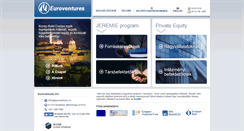 Desktop Screenshot of euroventures.hu
