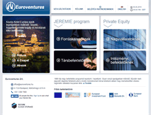 Tablet Screenshot of euroventures.hu
